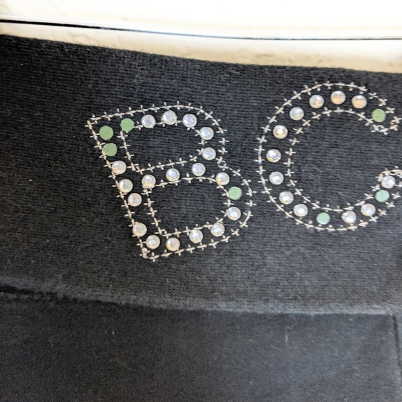 BCBG Black Work Out Yoga Pants - Picture 3 of 5